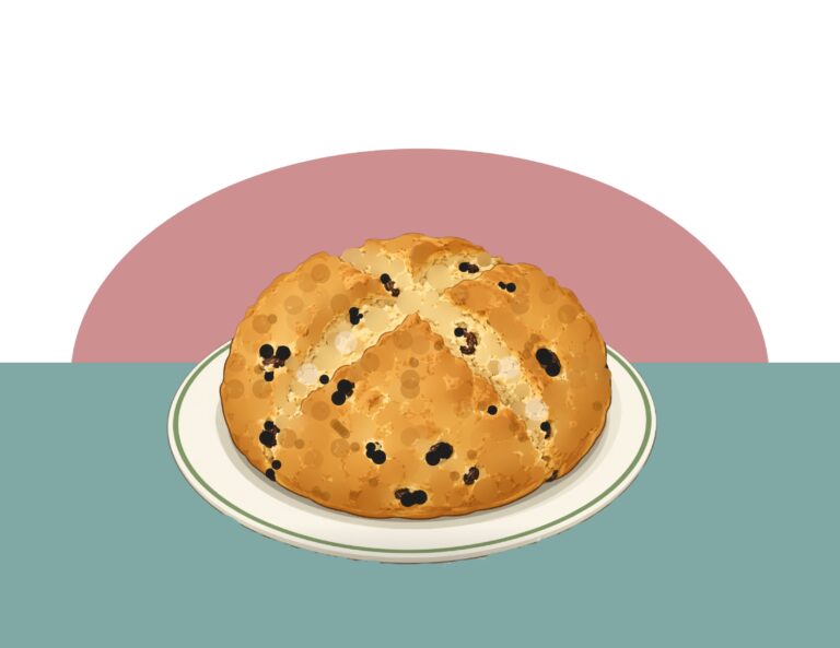 Illustration of Irish soda bread